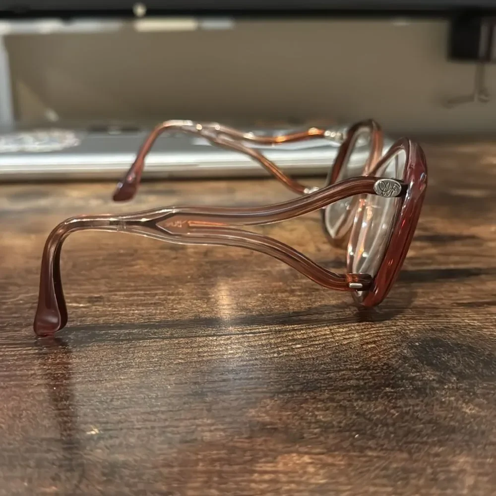 Vintage Diane von Furstenberg butterfly glasses‎